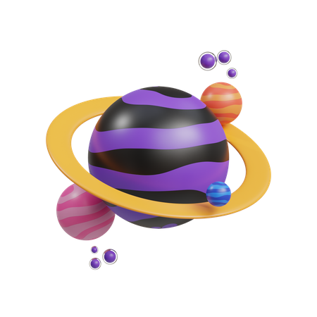 Saturno  3D Icon