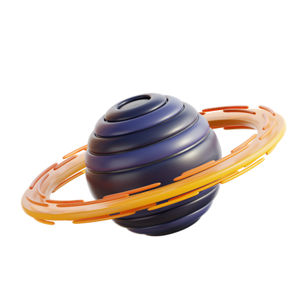 Saturno  3D Icon