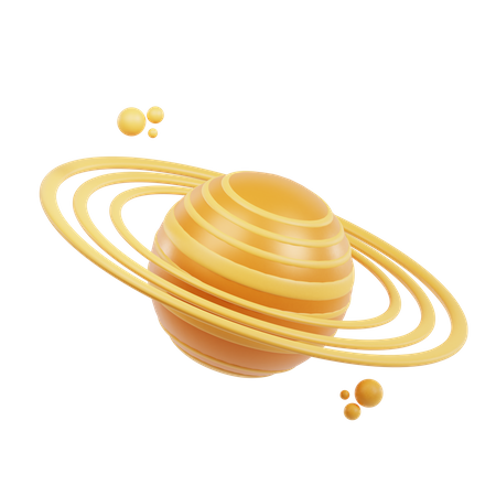 Saturno  3D Icon