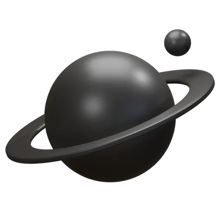 Planeta saturno  3D Illustration