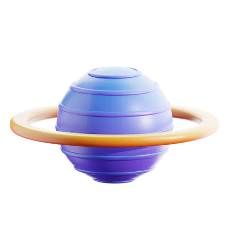 Saturnus Space 3 D Icon 3D Icon