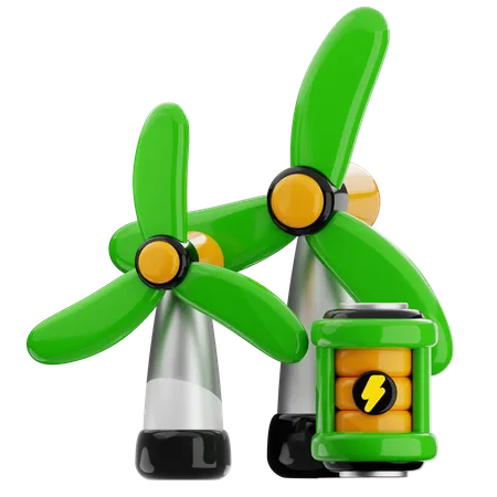 Saubere Energie  3D Icon