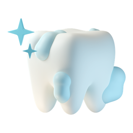 Saubere Zähne  3D Icon