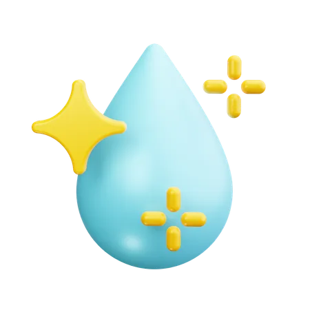 Sauberes Wasser  3D Icon
