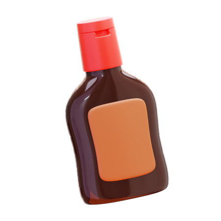 Sauce barbecue  3D Icon