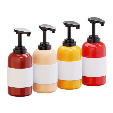 Sauce Bottle  3D Icon