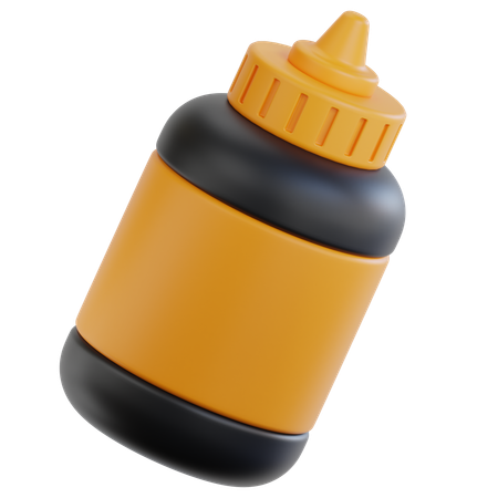 Sauce bottle  3D Icon