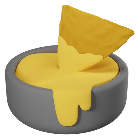 Sauce au fromage  3D Icon