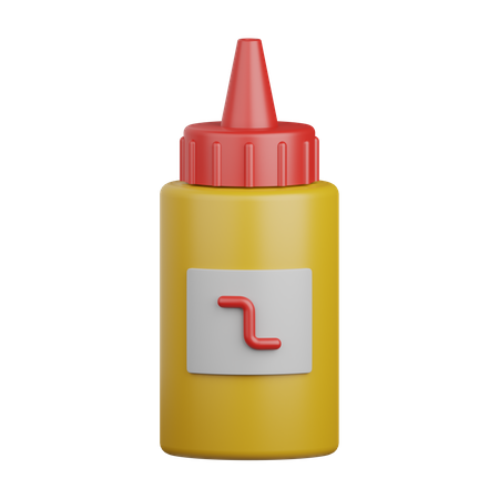Sauce moutarde  3D Icon