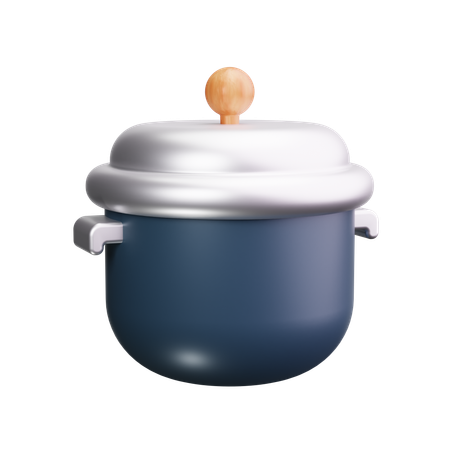 鍋  3D Icon