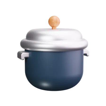 鍋  3D Icon
