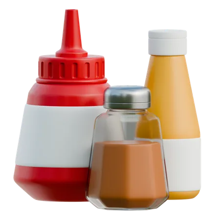 Sauces And Seasonings  3D Icon