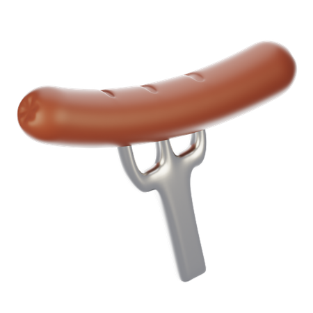 Saucisse  3D Icon