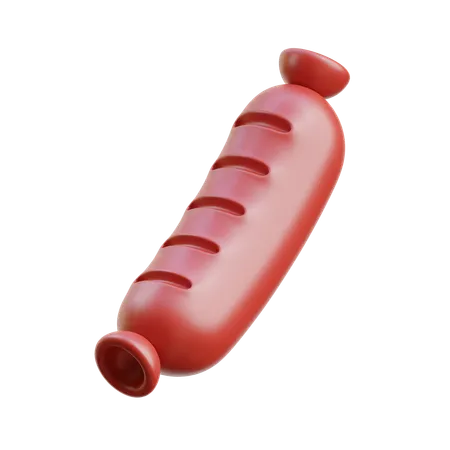 Saucisse  3D Icon