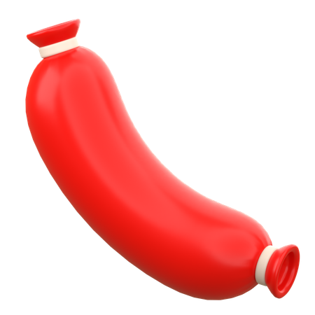 Saucisse  3D Icon