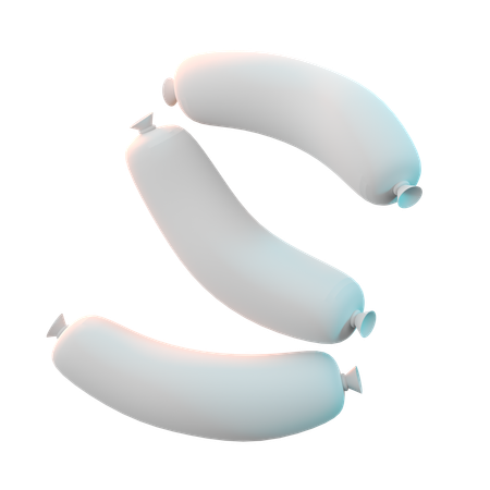 Saucisse  3D Icon