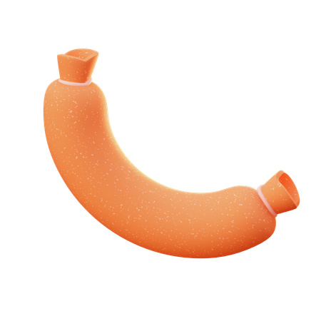 Saucisse  3D Icon