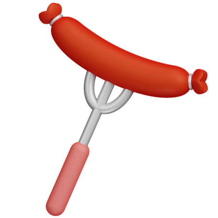 Saucisse  3D Icon