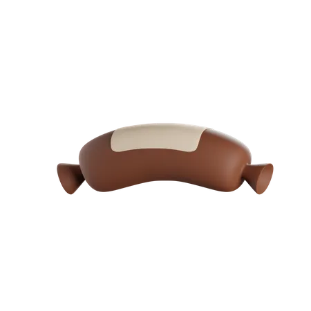 Saucisse  3D Icon