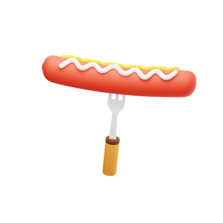 Saucisse  3D Icon