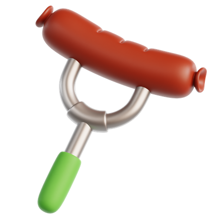 Saucisse  3D Icon