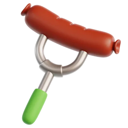 Saucisse  3D Icon