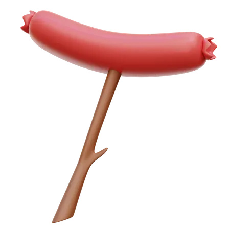 Saucisse  3D Icon