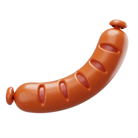 Saucisses  3D Icon