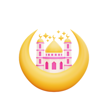 Saudações do Ramadã  3D Icon