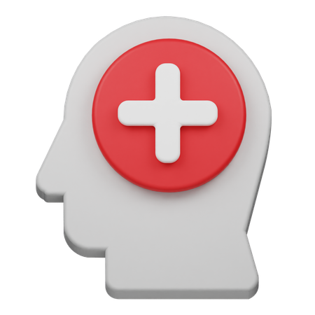 Saúde mental  3D Icon