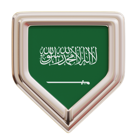 Saudi Arabia Flag  3D Icon