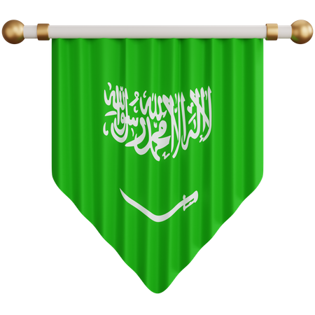 Saudi Arabia Flag  3D Icon