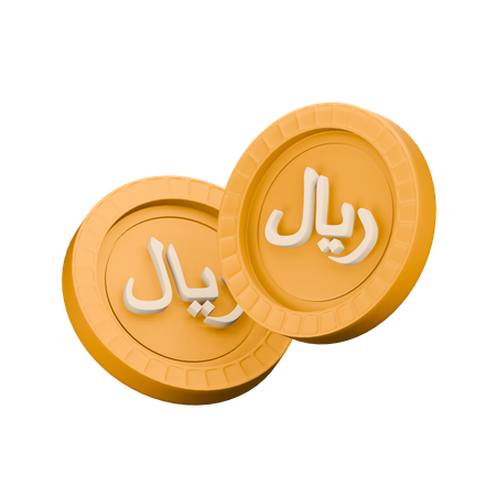 사우디 리얄  3D Icon