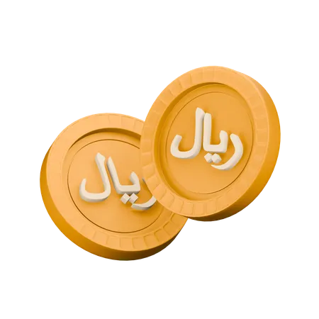 사우디 리얄  3D Icon