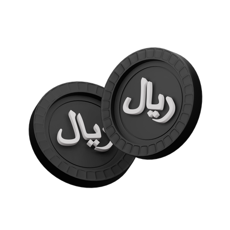 Saudi riyal  3D Icon