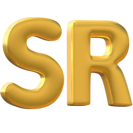 Saudi Riyal  3D Icon
