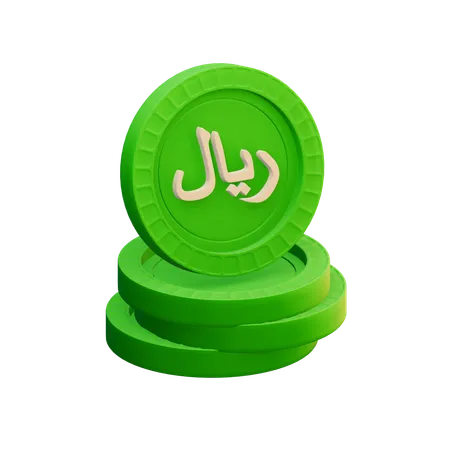 Saudi riyal  3D Icon