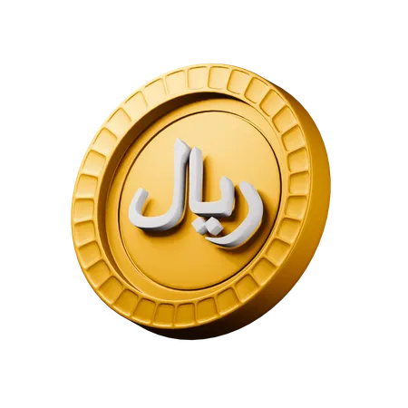 Saudi riyal  3D Icon