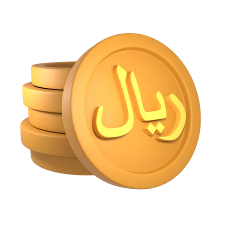 Saudi-Rial  3D Icon