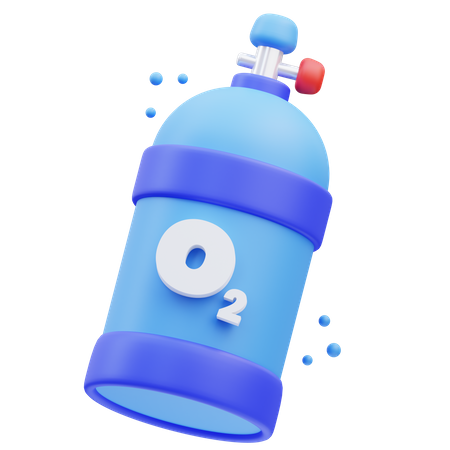 Sauerstoffflasche  3D Icon