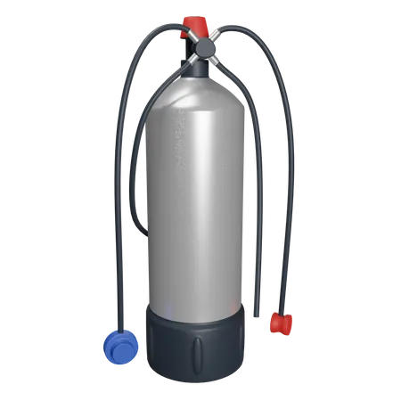 Sauerstofftank  3D Illustration