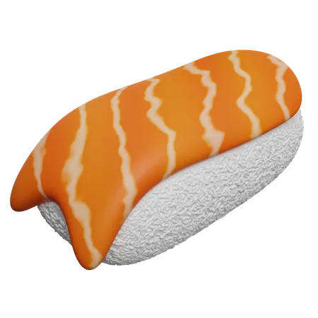 Sushis au saumon  3D Icon