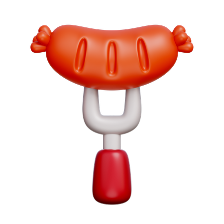 Sausage  3D Icon
