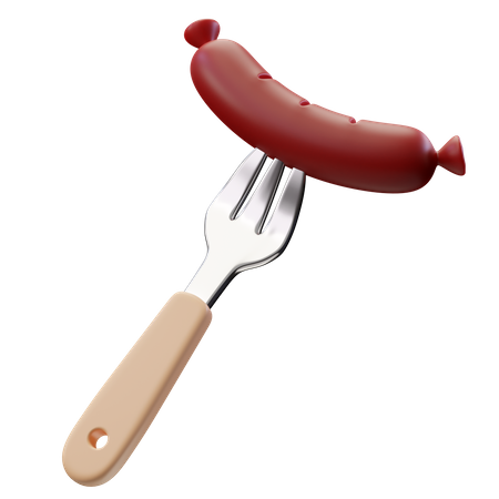 Sausage  3D Icon