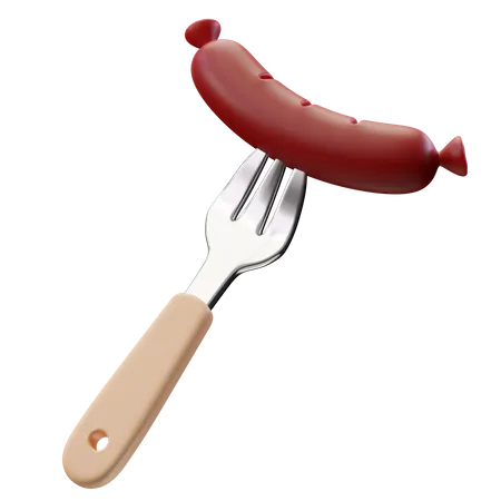 Sausage  3D Icon