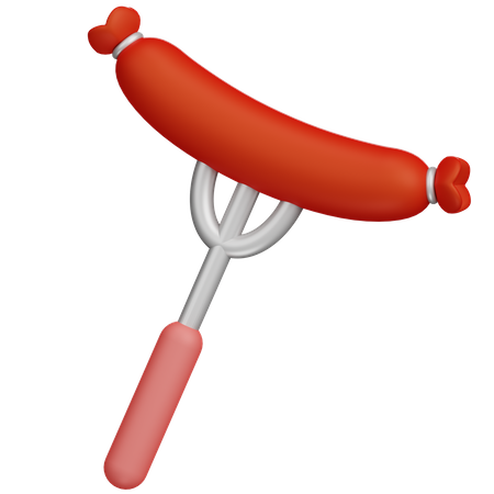 Sausage  3D Icon