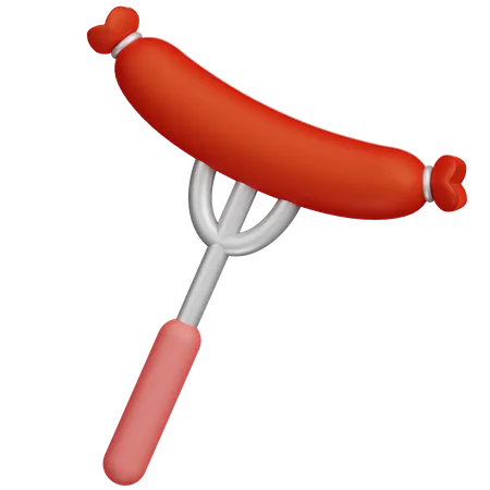 Sausage  3D Icon