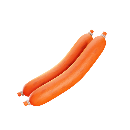 Sausage  3D Icon