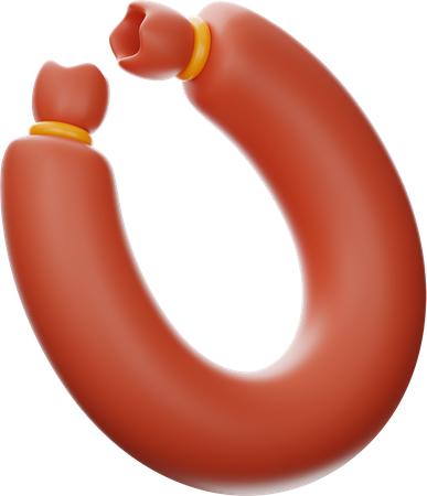 Sausage  3D Icon