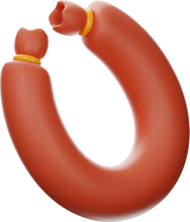 Sausage  3D Icon